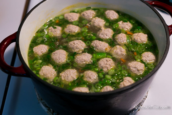 Chicken Meatball Soup Recipe