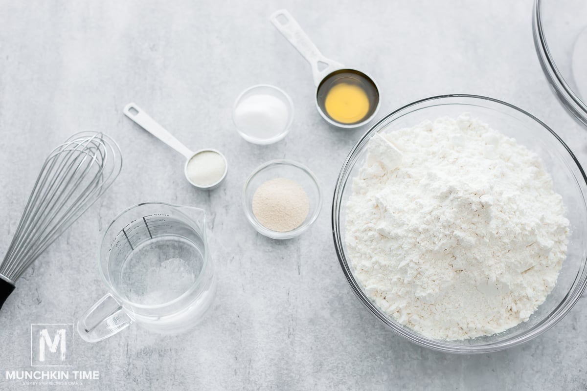 Pizza dough ingredients