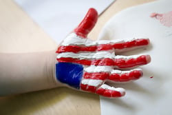 Make Super Easy Handprint Patriotic Craft for the 4th of July