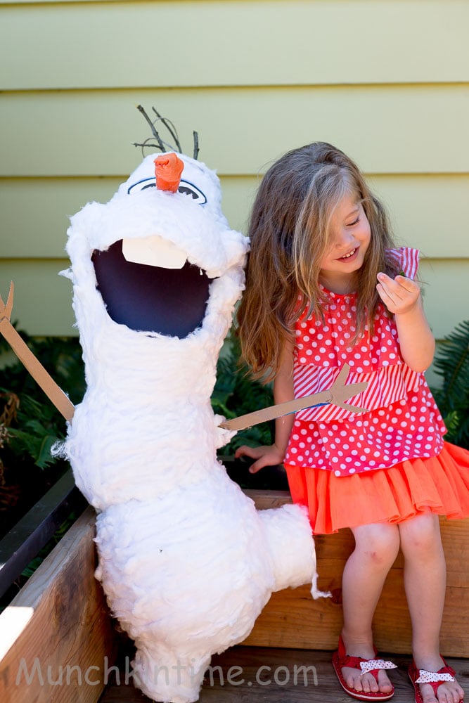 How To Make Olaf Pinata Easy DIY Tutorial 