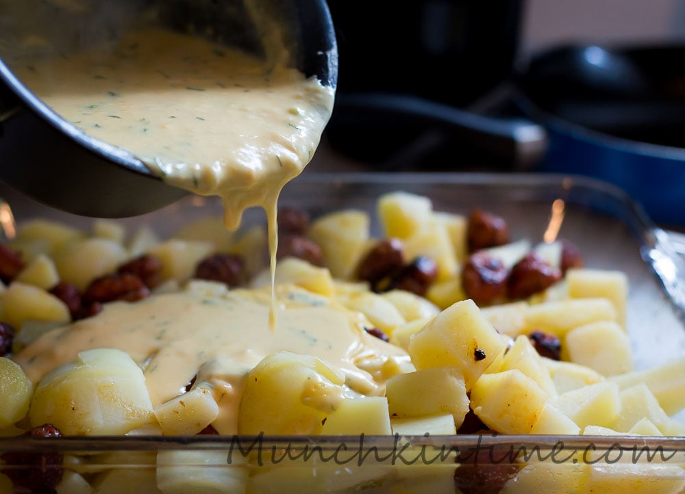 Sausage Potato Cheese Casserole Recipe