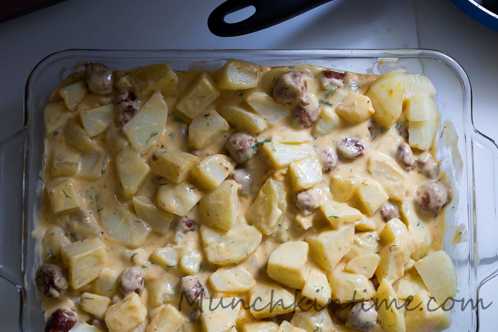 Sausage Potato Cheese Casserole Recipe