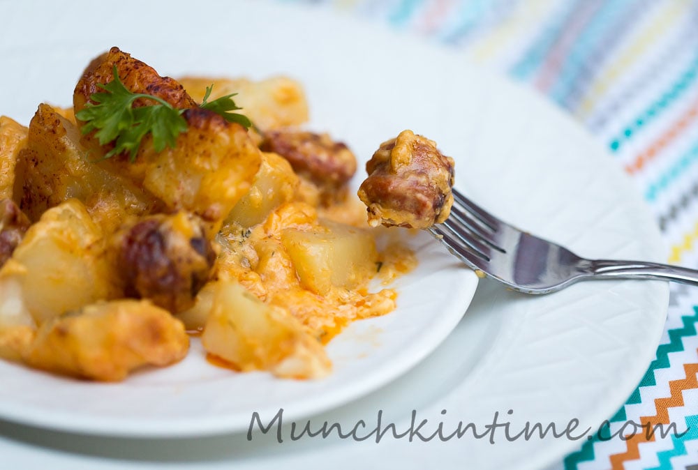 Sausage Potato Cheese Casserole Recipe