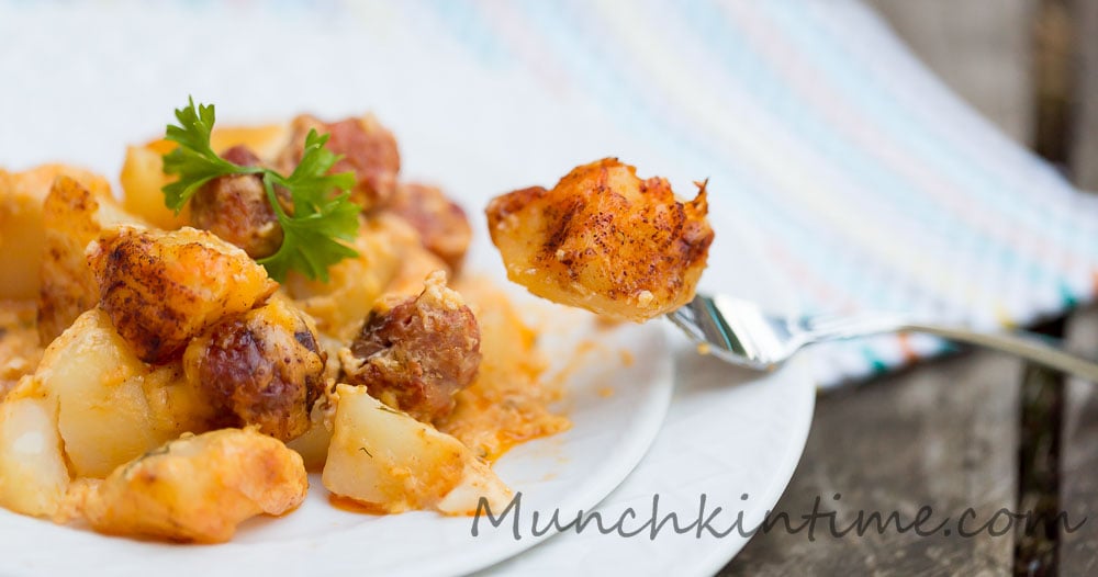 Sausage Potato Cheese Casserole Recipe