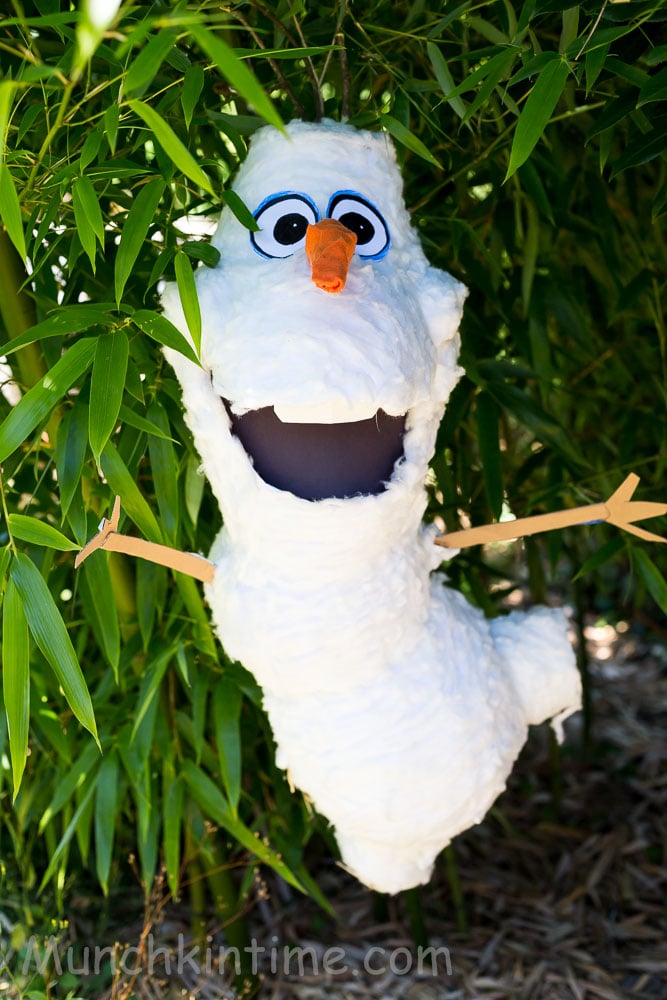 Olaf Pinata all ready for the party.