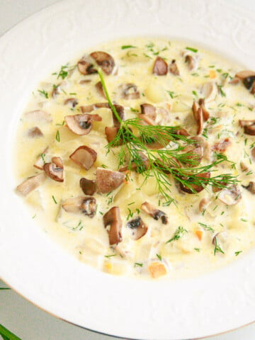 Baby Bella Mushroom & Potato Soup