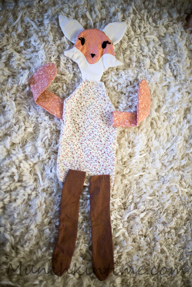 Look! I Made My First Handmade Little Fox Doll With Easy DIY Tutorial