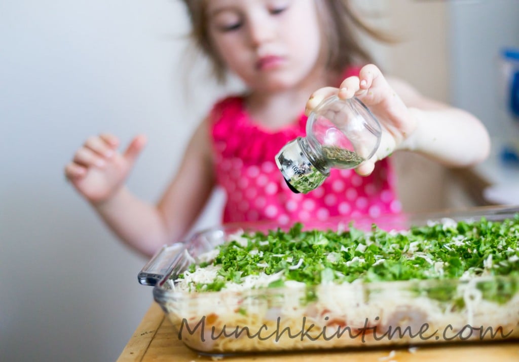 Easy and Delicious Angel Hair Shrimp Bake