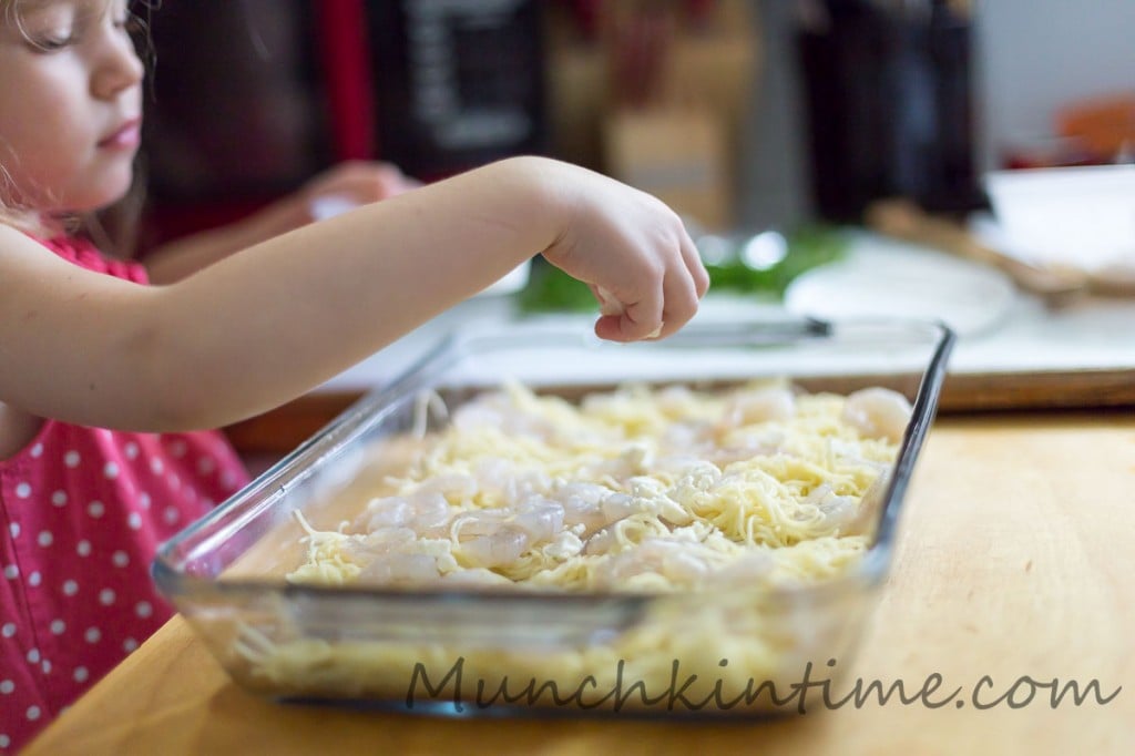 Easy and Delicious Angel Hair Shrimp Bake