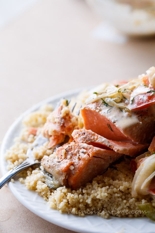 Wild Caught Salmon With Cous Cous
