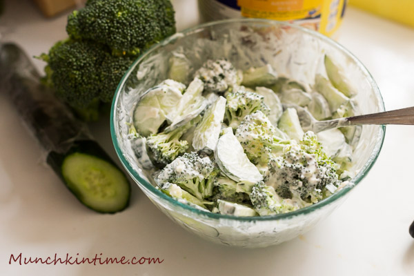 What to make with Broccoli and Cucumber? - Easy SALAD Recipe
