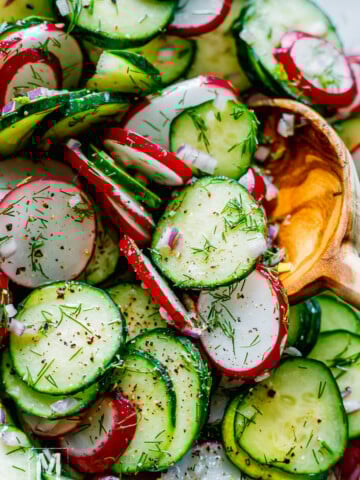 Cucumber Radish Dill Salad