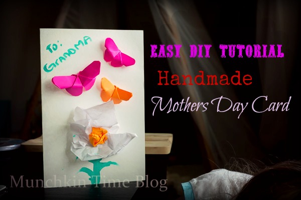 Easy DIY Tutorial: Handmade Mothers Day Card #mothersdaycard #mothersdaygift