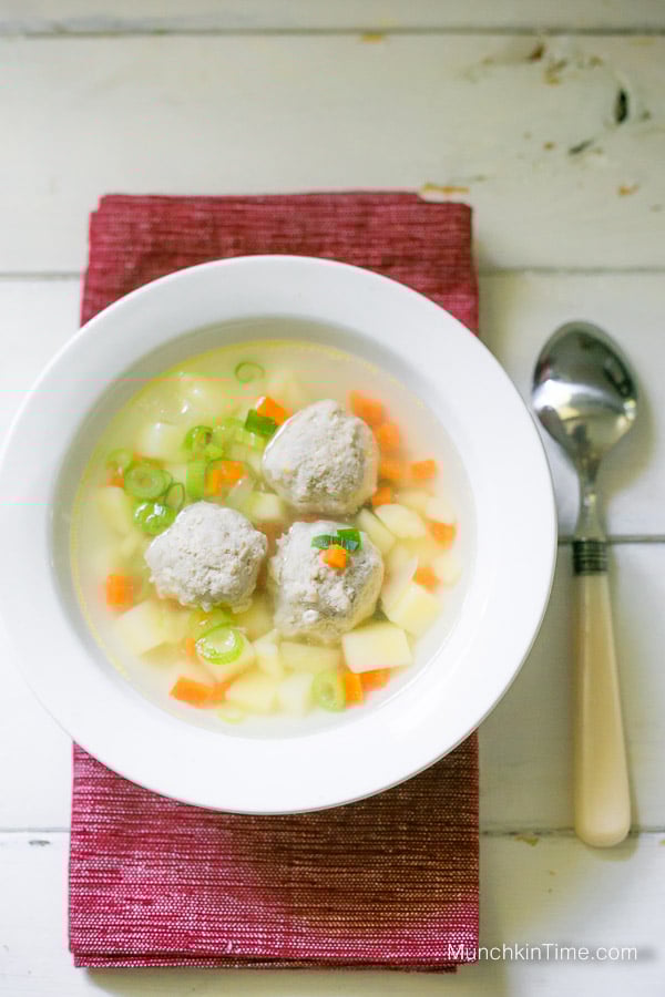 Chicken Meatball Soup Recipe