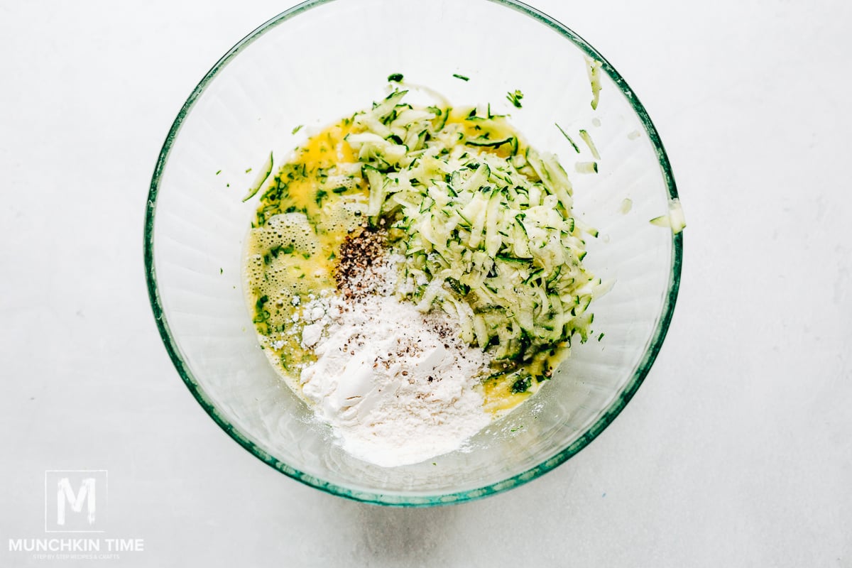 zucchini pancake batter