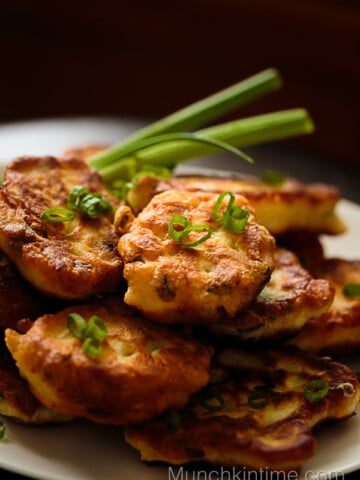 Fried Chicken Cutlets with Green Onion