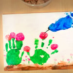 Little Bird and Flowers Handprint Craft