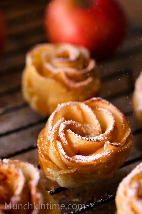 Super Easy Apple Roses Dessert Recipe Munchkin Time