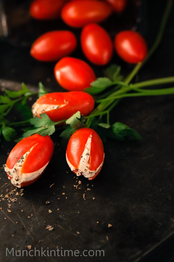 Easy and fun appetizer recipe called Tomato Tulips