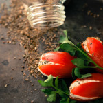 Tomato Tulips Easy Appetizer Recipe that even kids can make. - www.munchkintime.com-