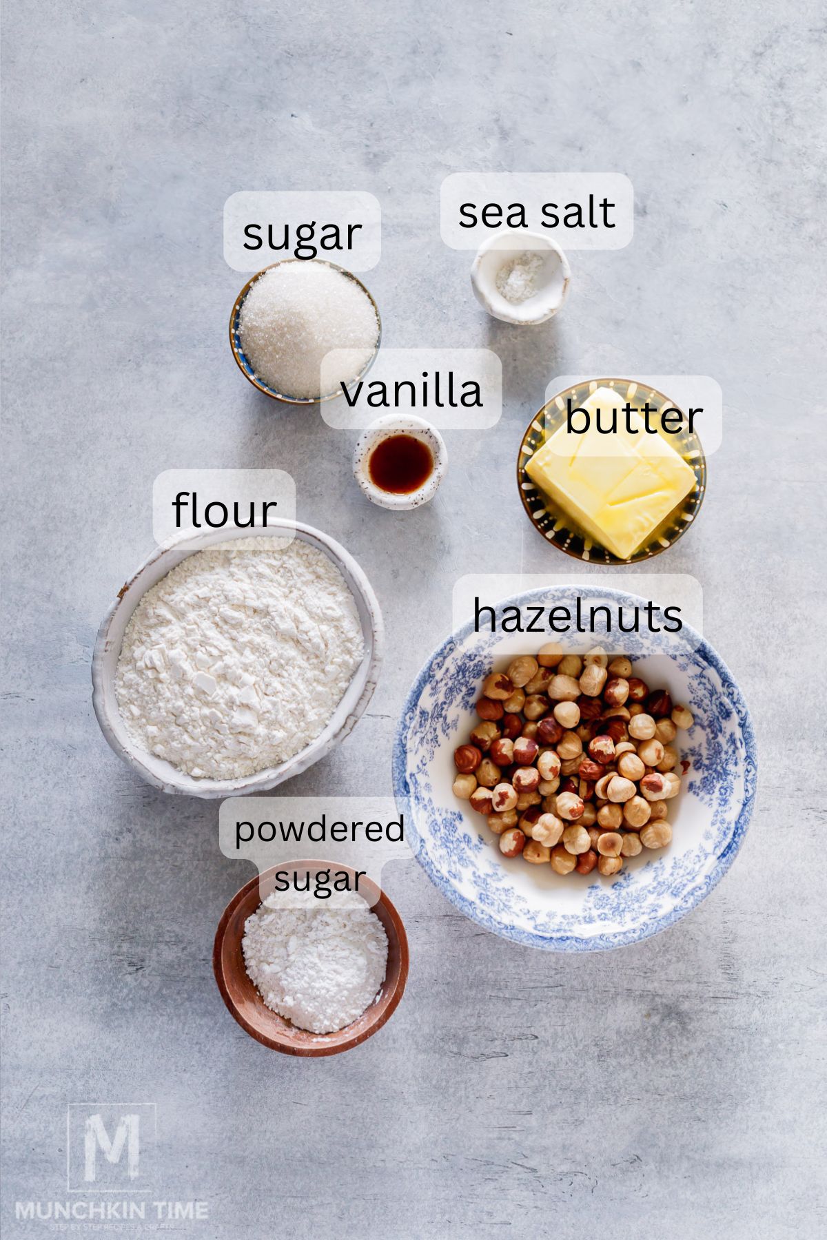 Russian Tea Cakes (Easy Hazelnut Cookies Recipe Without Eggs)