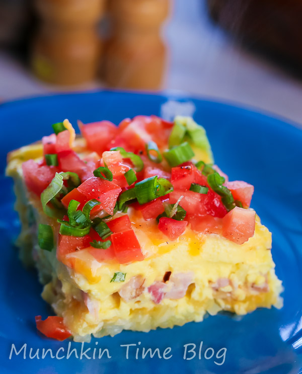 Must try hashbrown ham and cheese breakfast casserole
