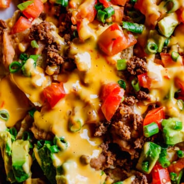 The Best Homemade Nachos With Ground Beef