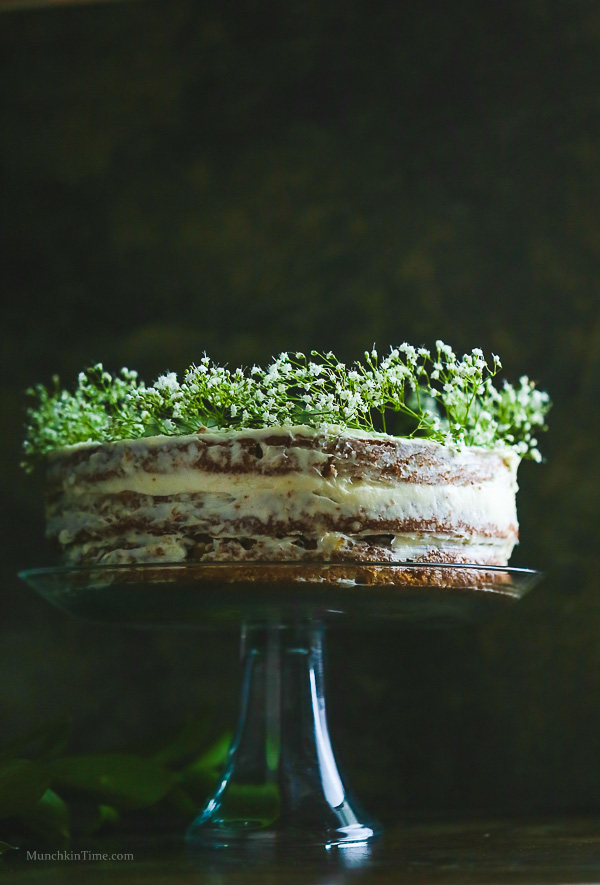 Naked Carrot CAke by Love Keil -- www.munchkintime.com #carrotcake