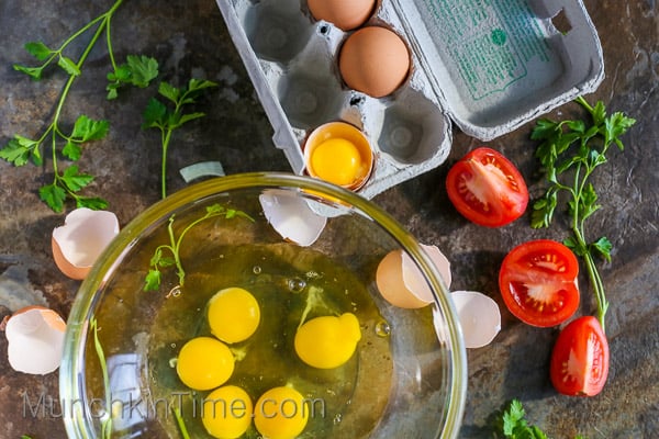 eggs in the bowl