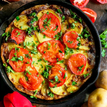 5 Ingredient Spanish Omelette Recipe so easy to make, it will be perfect for Sunday Brunch