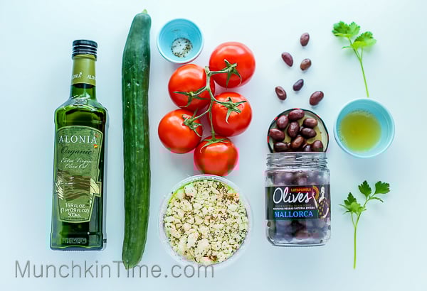 ingredients for salad.
