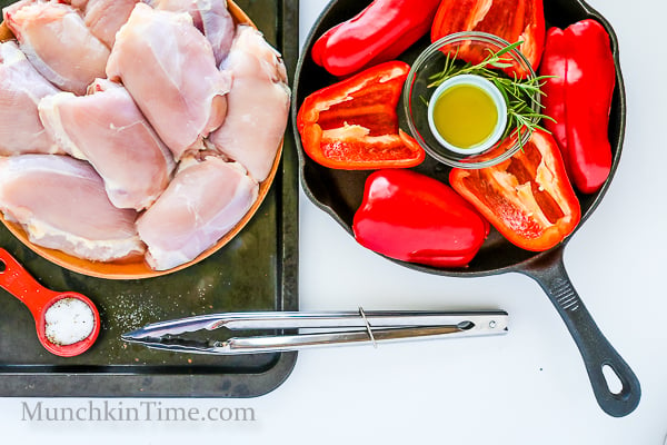 Caramelized Rosemary Chicken Thighs Recipe - delicious dinner ready in just 30-minutes -- http---www.munchkintime.com- #30minutemeal #rosemarychickenrecipe