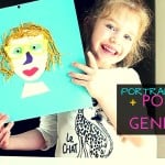 Portrait Collage for Mom + Poem Generator - Crafty gift for mom that kids can make for Mother's Day or Mom's Birthday -- #mothersdaygift #craftsforkids
