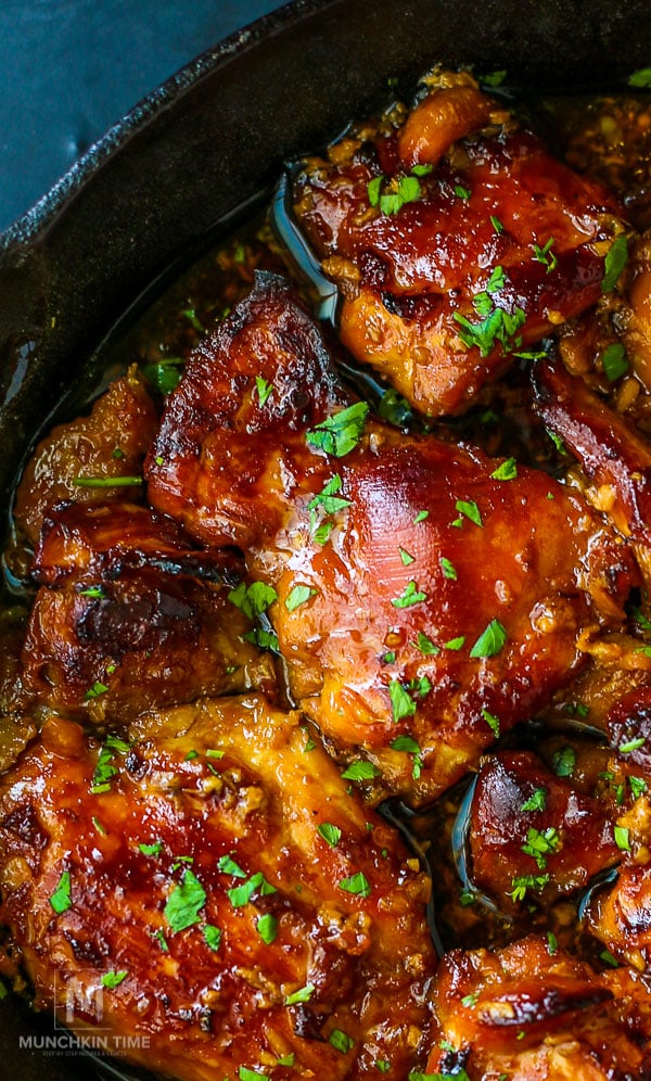Honey Soy Chicken Thighs Recipe Munchkin Time