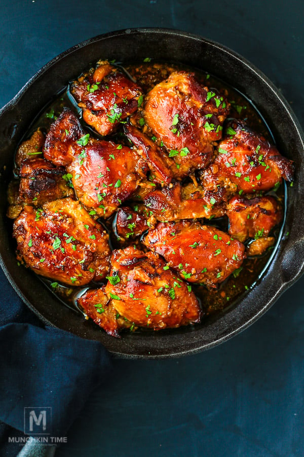 Honey Soy Chicken Thighs Recipe - Munchkin Time