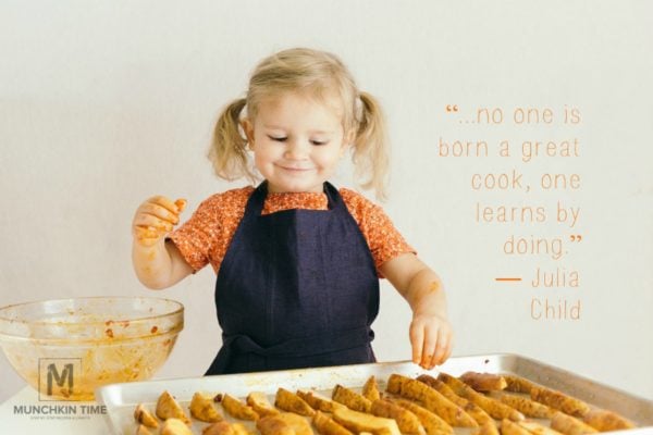 Cooking quotes! “...no one is born a great cook, one learns by doing.” ― Julia Child