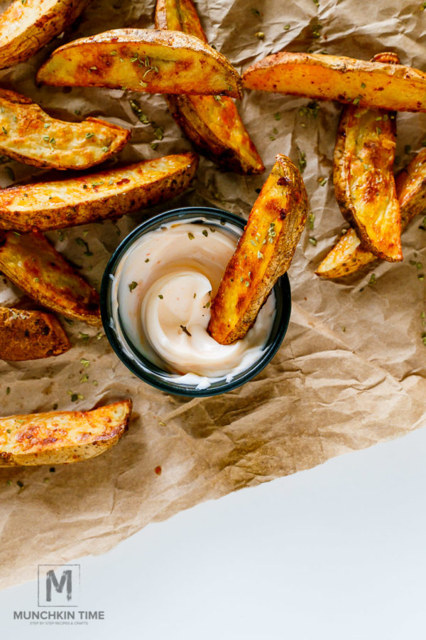 Potato Wedges Recipe (Video Inside) In a large mixing bowl combine ...