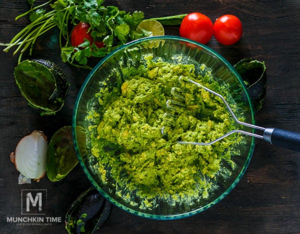 Guacamole Recipe Simple tailgate party food! Made of ripe avocados, jalapeno, tomatoes on the wine, onion, freshly squeezed lime juice and lots of cilantro. Game on baby!