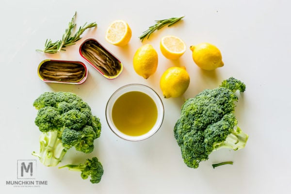 Grilled Broccoli Recipe with Anchovy Rosemary Dressing