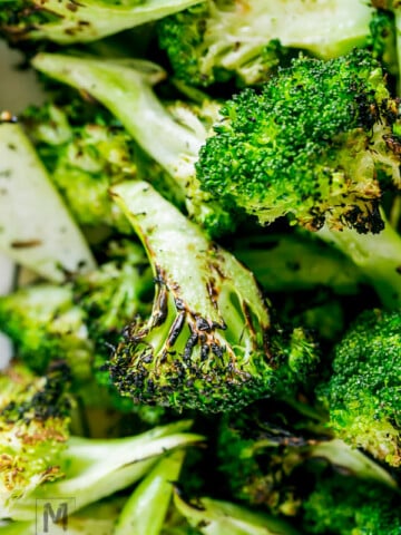 Grilled Broccoli Recipe with Anchovy Rosemary Dressing