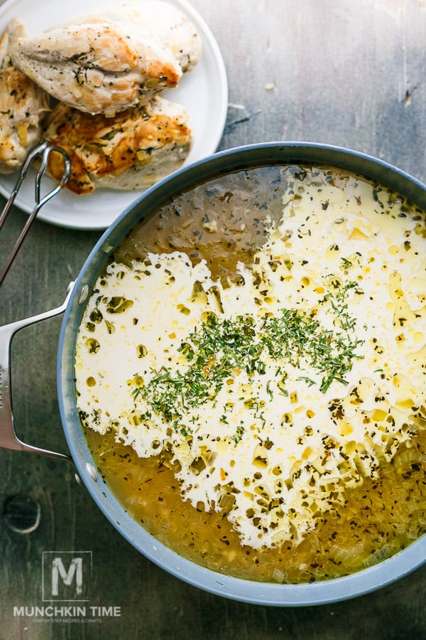 Easy Creamy Chicken Tarragon Recipe - Munchkintime.com