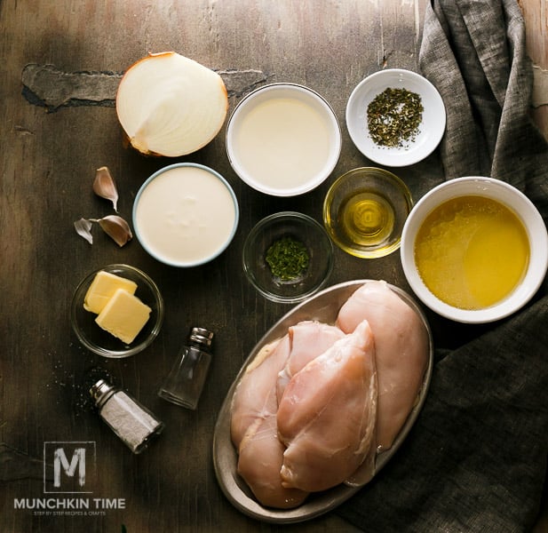Easy Creamy Chicken Tarragon Recipe - Munchkintime.com