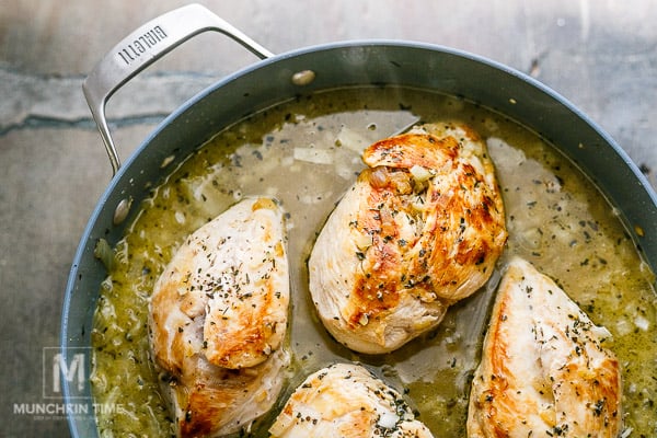 Easy Creamy Chicken Tarragon Recipe - Munchkintime.com