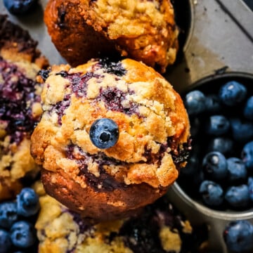 Best Blueberry Muffin Recipe - loaded with scrumptious summer blueberries.