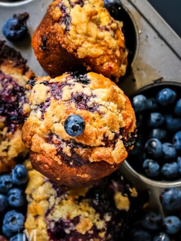 Best Blueberry Muffin Recipe - loaded with scrumptious summer blueberries.