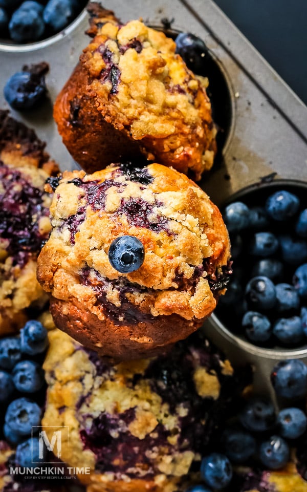 Best Blueberry Muffin Recipe - loaded with scrumptious summer blueberries.