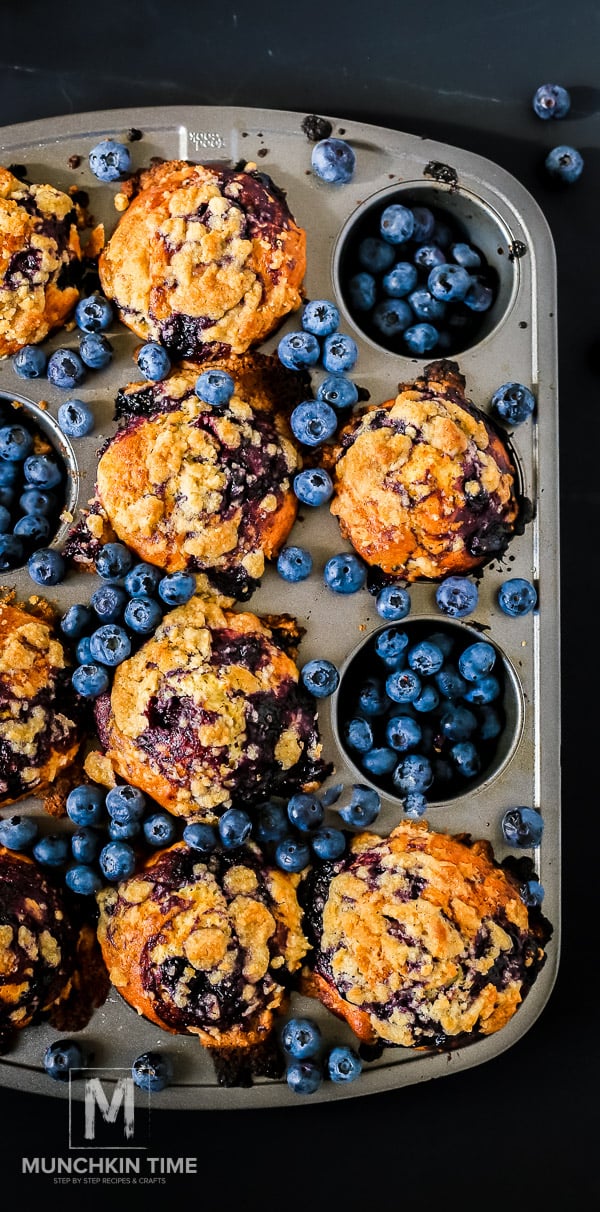 Best Blueberry Muffin Recipe - loaded with scrumptious summer blueberries.