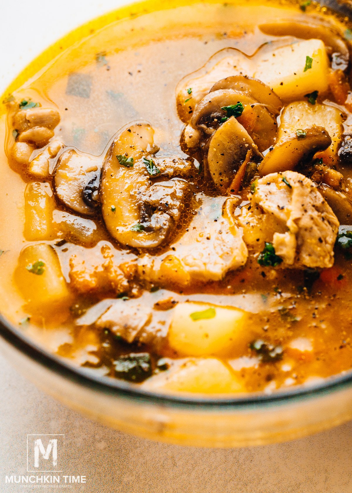 Mushroom Chicken Stew