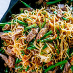 30 Minute Gluten-Free Beef Lo Mein Recipe (Video Inside) - Munchkintime.com