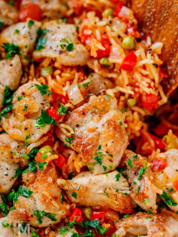 Spanish Chicken Thighs and Rice